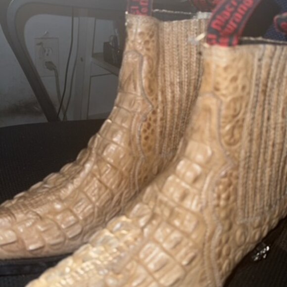 ? El Alacrán de Durango Men’s Crocodile Design Boots main image 5